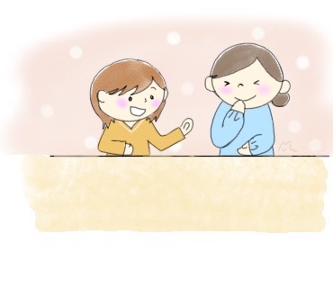 笑っている自作イラスト