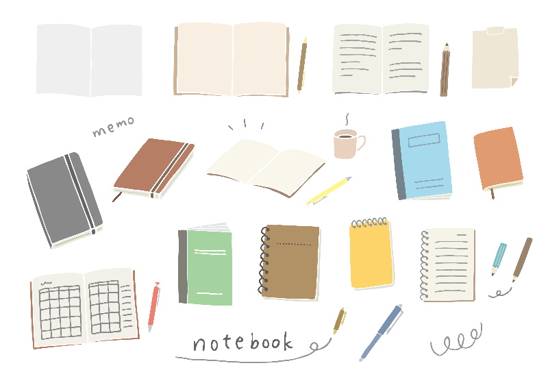 AdobeStock手帳イラスト